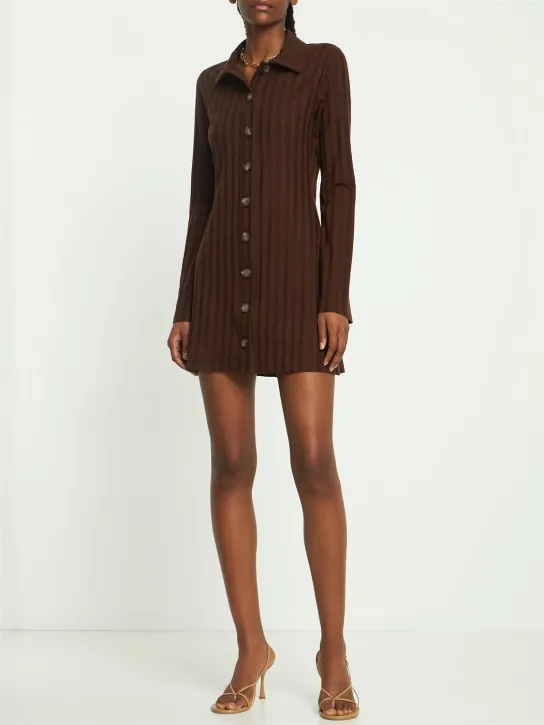 Reformation   Benton knitted mini dress 