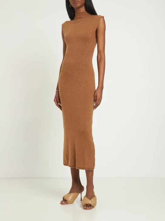 Reformation   Corbetta cashmere knit midi dress 