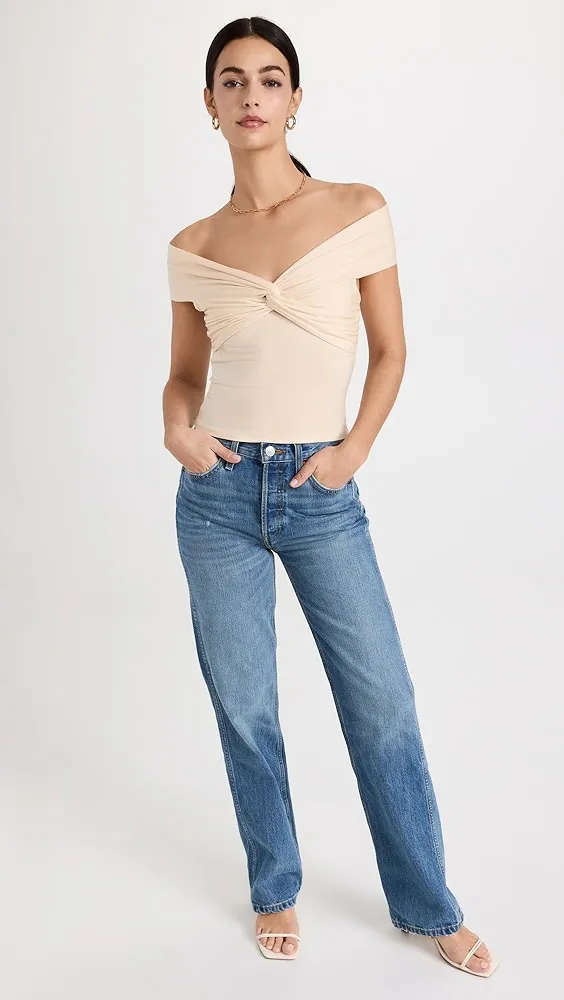 Reformation   Ezlynn Knit Top 