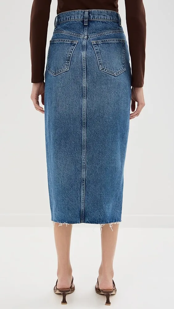 Reformation   Jagger Denim Skirt 