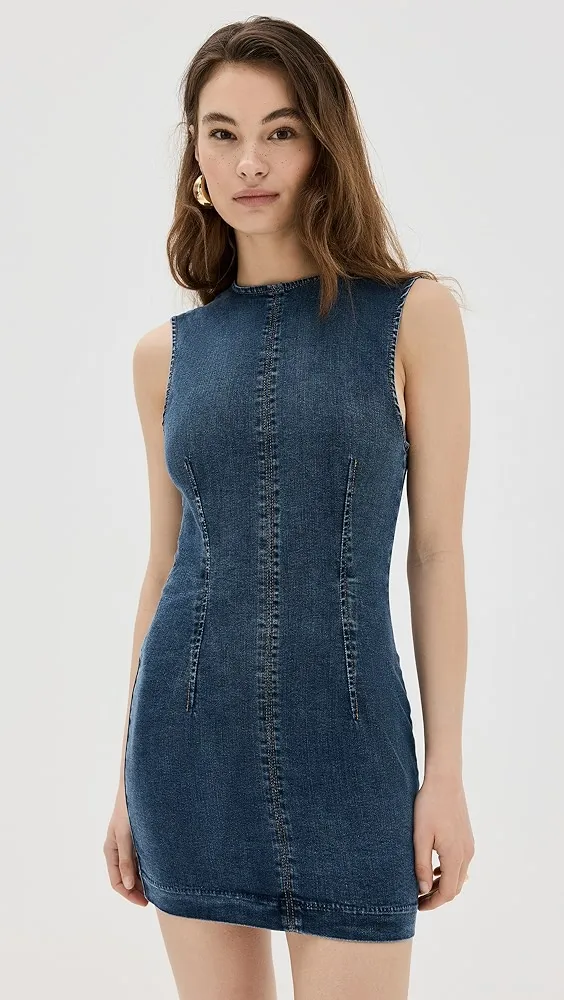 Reformation   Kendi Denim Mini Dress 