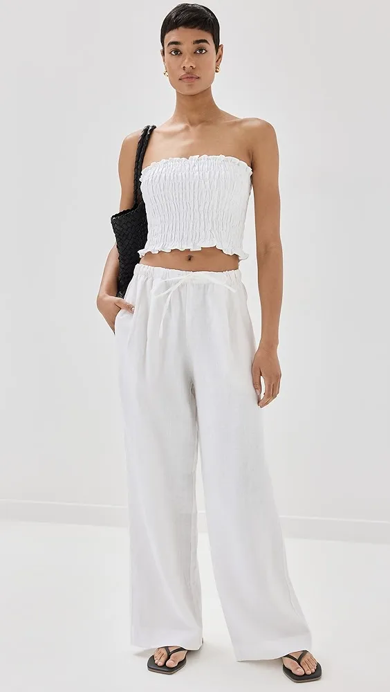 Reformation   Lena Linen Two Piece 