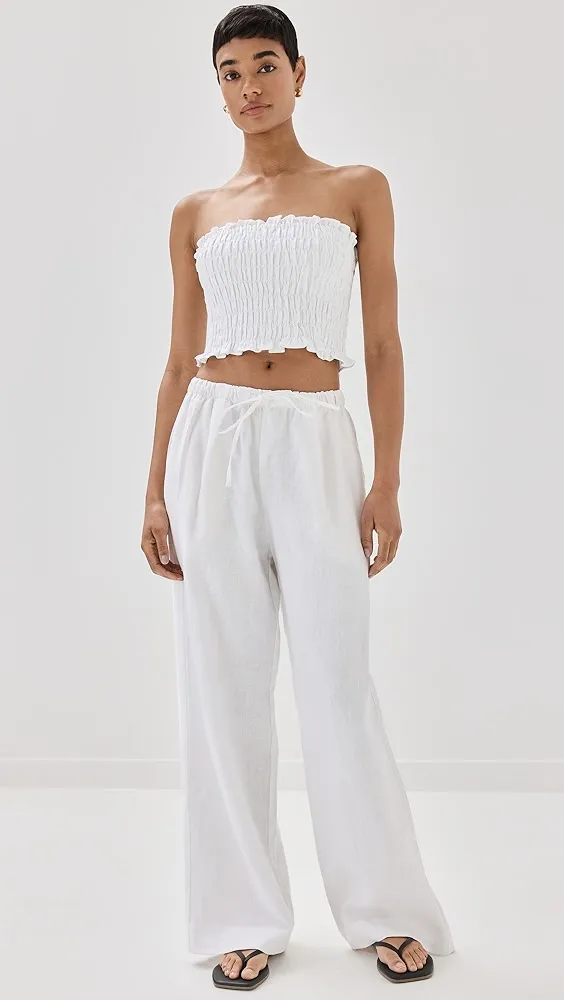 Reformation   Lena Linen Two Piece 