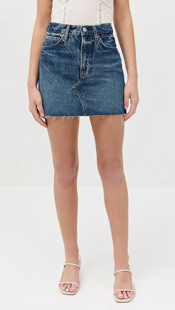 Reformation   Nina Denim Skirt 