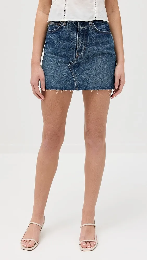 Reformation   Nina Denim Skirt 