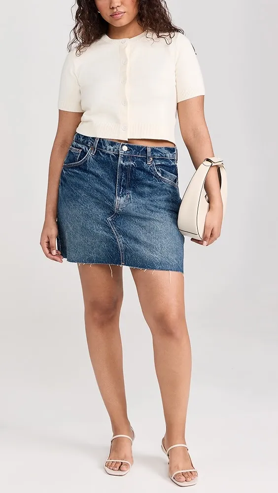 Reformation   Nina Denim Skirt 