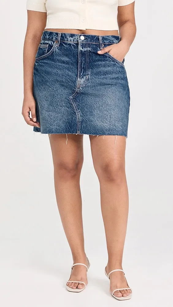 Reformation   Nina Denim Skirt 