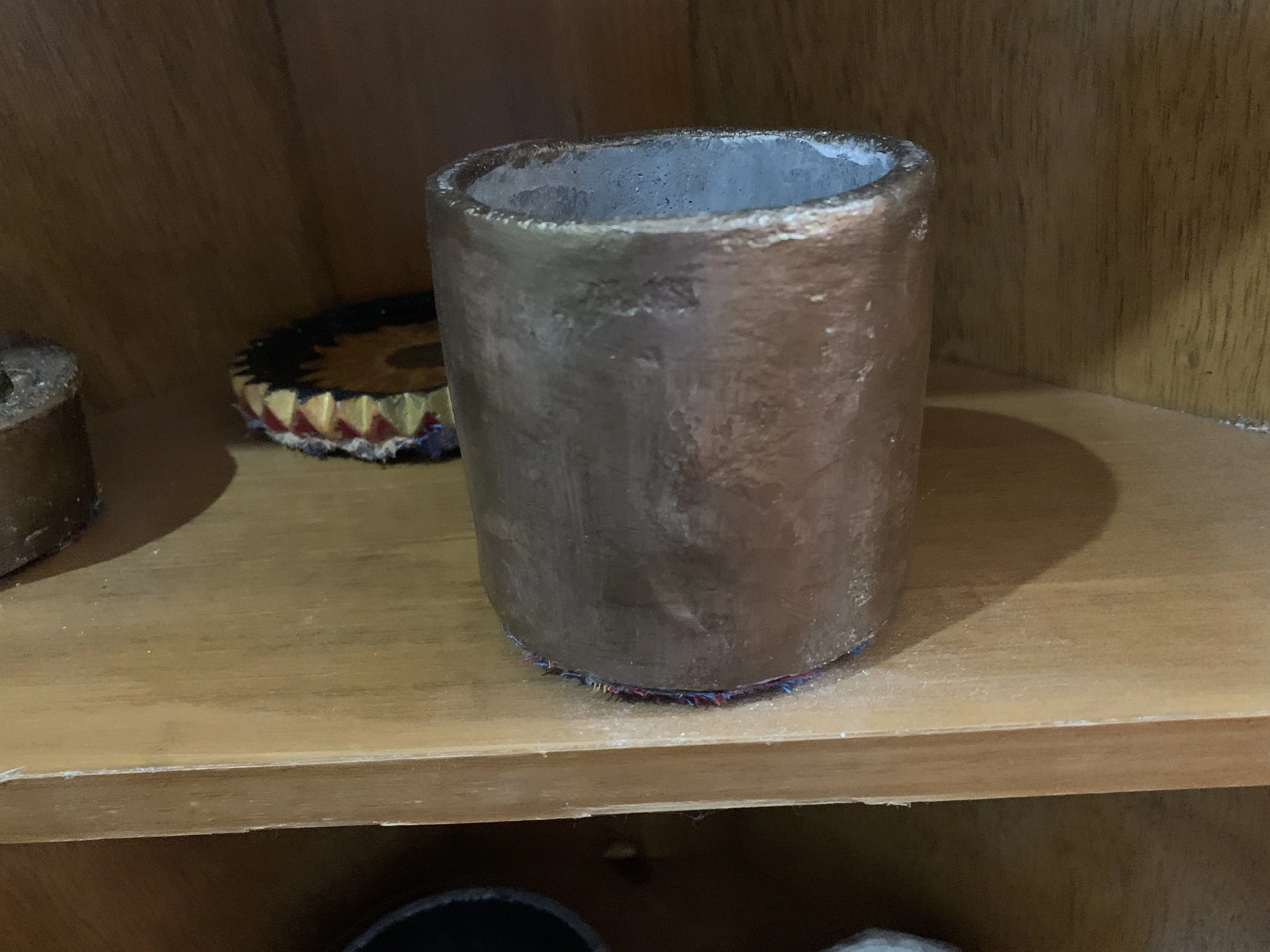 Reformation Road Collection, Handmade Rough Concrete Vessels