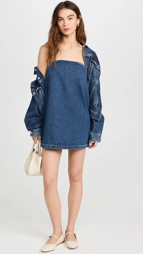 Reformation   Stella Denim Mini Dress 