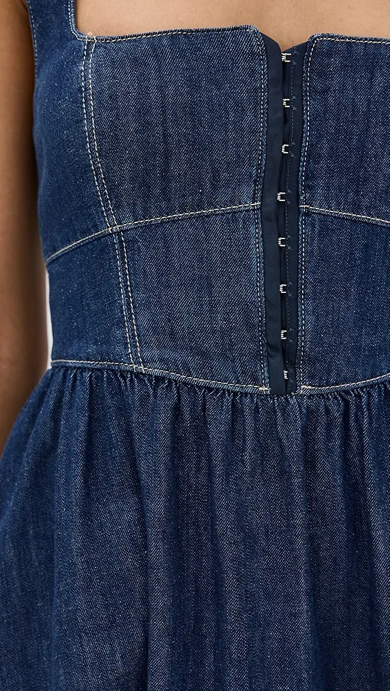 Reformation   Tagliatelle Denim Dress 