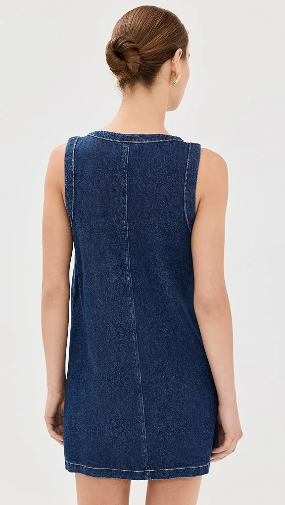 Reformation   Tropez Denim Mini Dress 