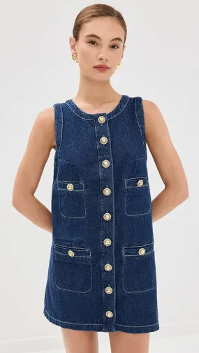 Reformation   Tropez Denim Mini Dress 