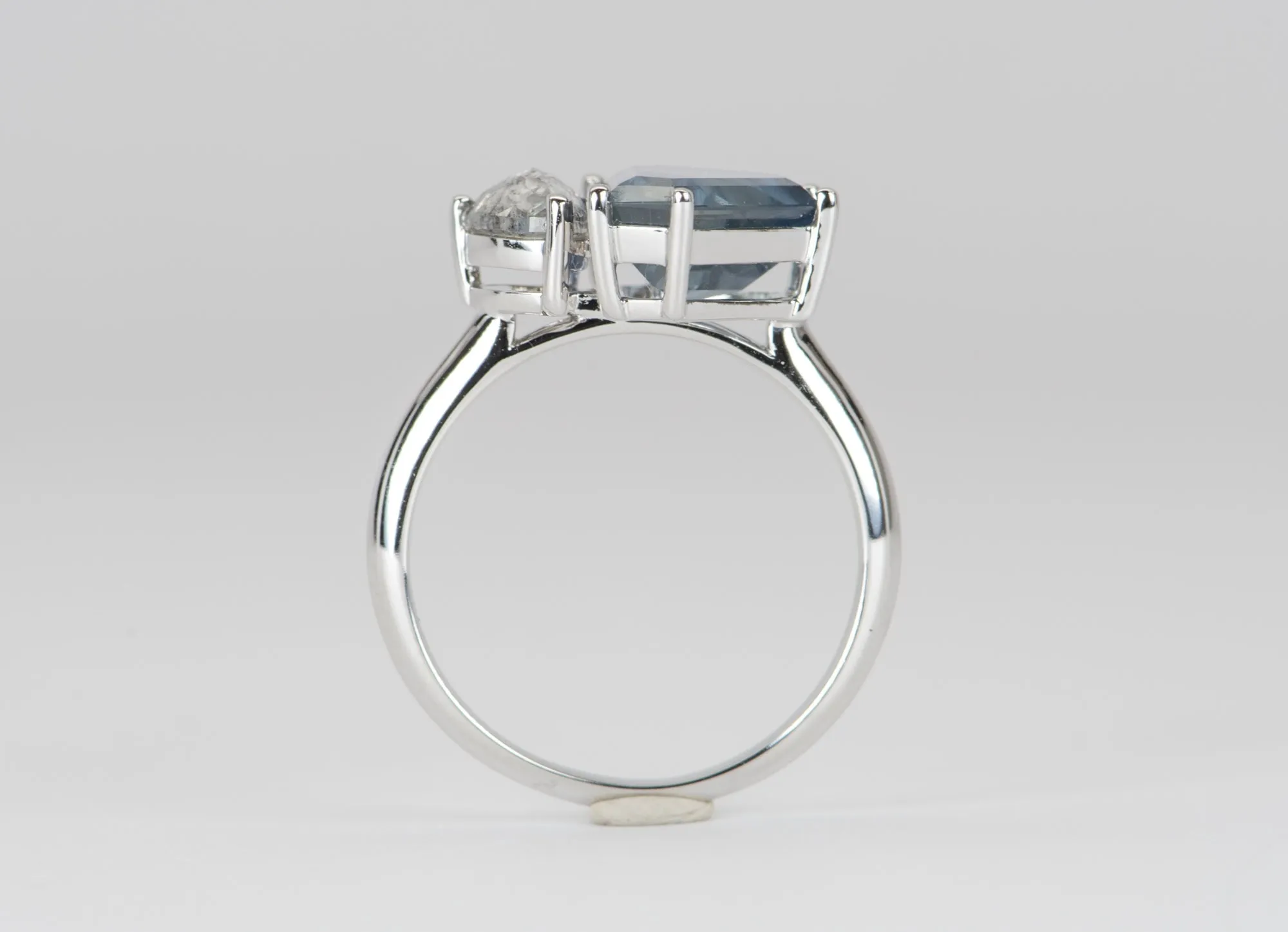 Ring Style - You and Me (Toi Et Moi) Ring Setting for Two Stones R6114C