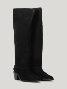 Sacs of Ashbourne   Summum Black Suede Boots