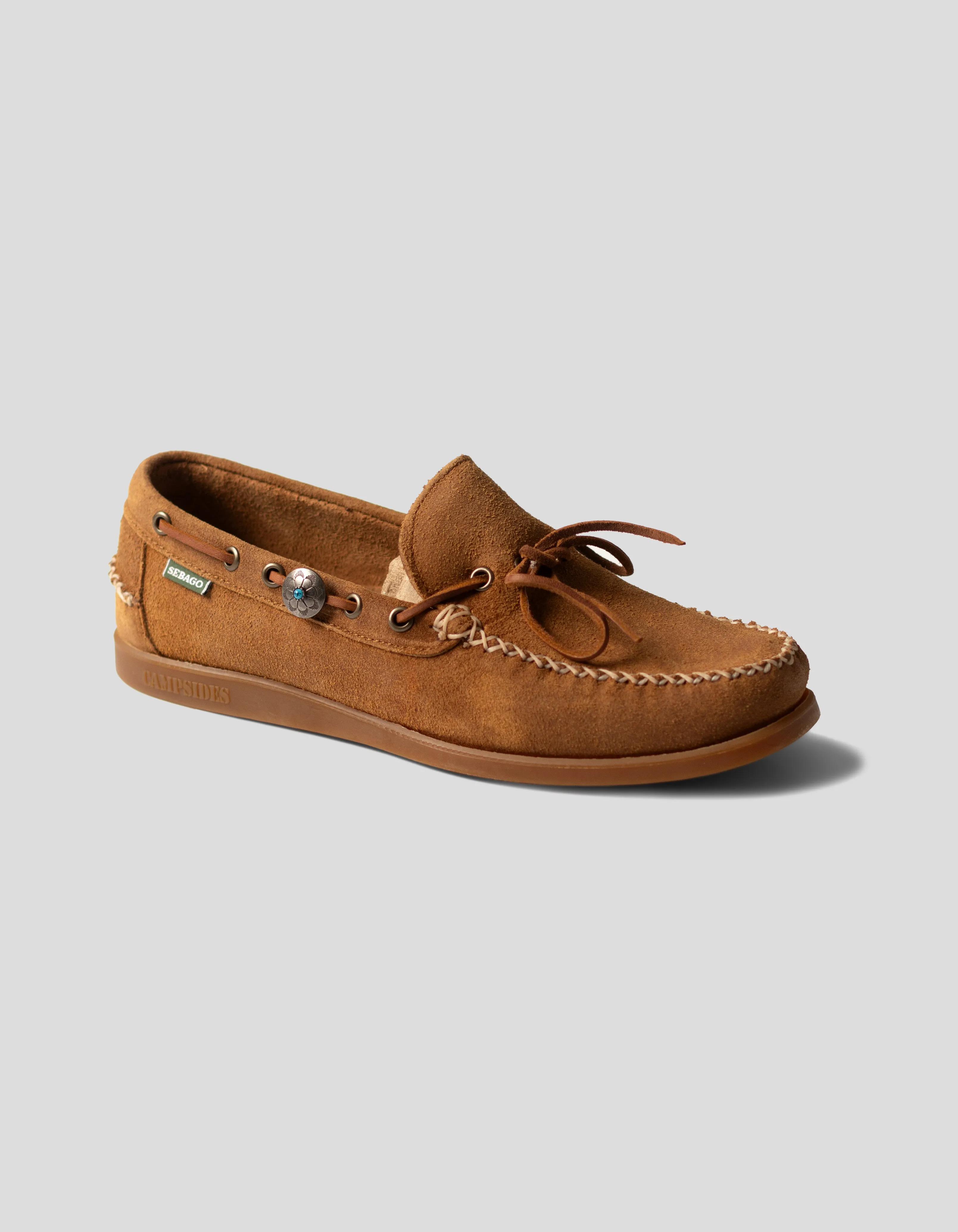 SEBAGO BEIGE SUEDE CAMP MOC