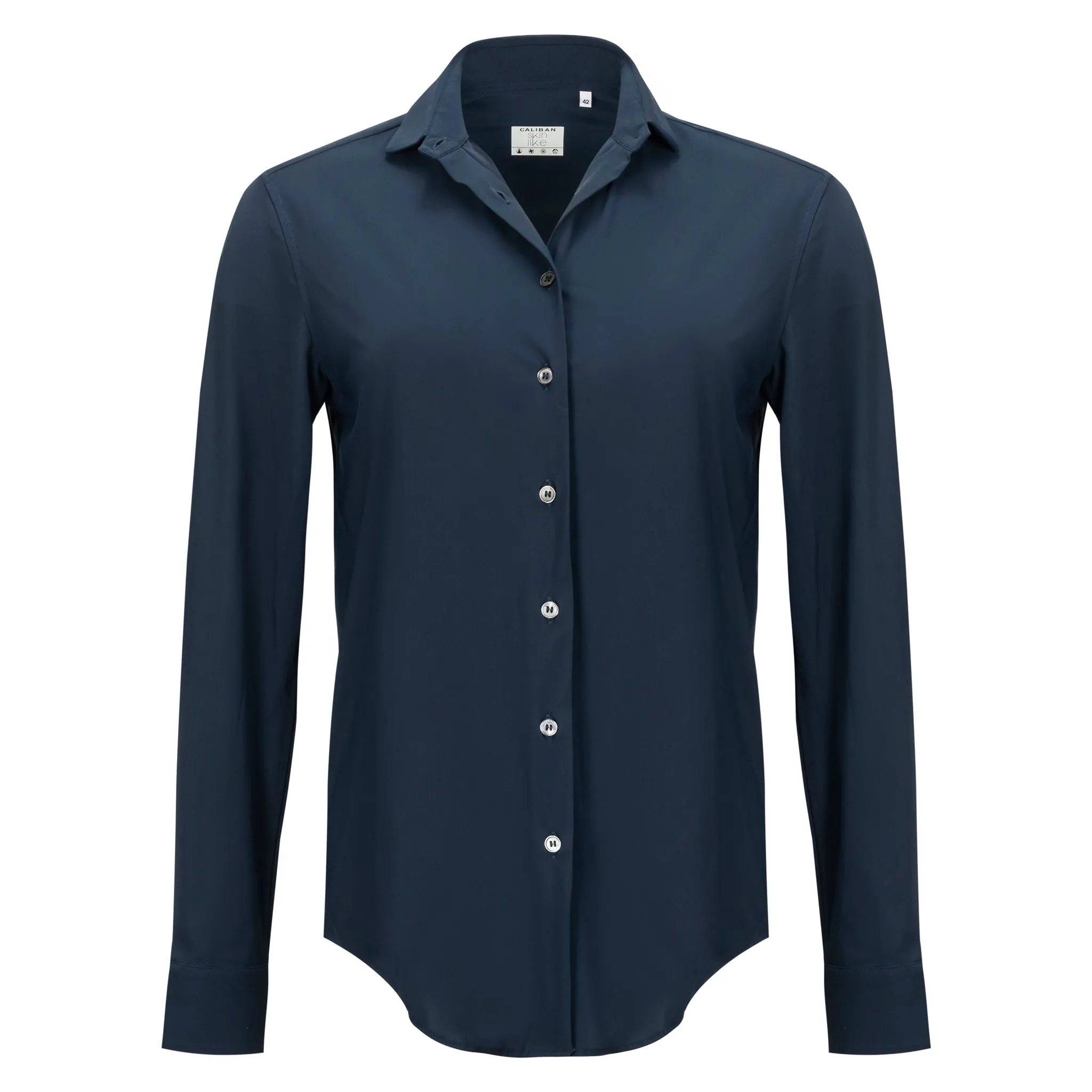 Skin-Like Relaxed Button Down - Navy