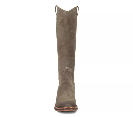 Sofft Shelby Suede Knee High Boot - Dark Taupe