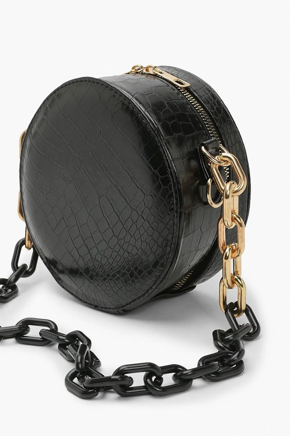 Structured Round Chain Bag