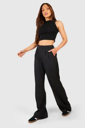 Tall Tailored Wide Leg Pants