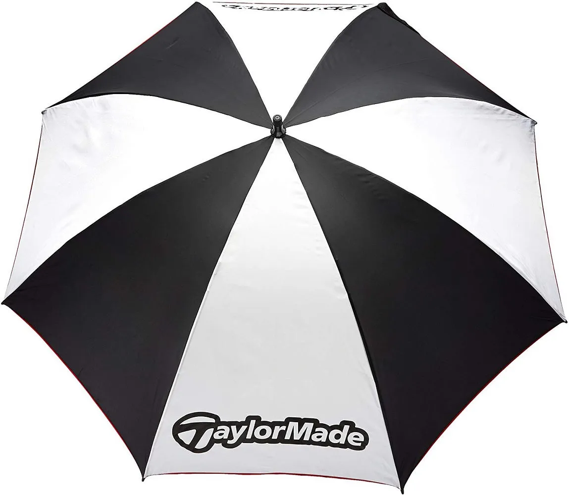 TaylorMade 60 Single Canopy Umbrella - White & Black