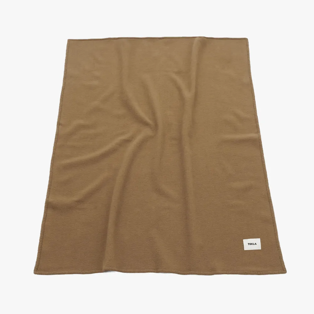 Tekla Merino Wool Blanket / Caramel