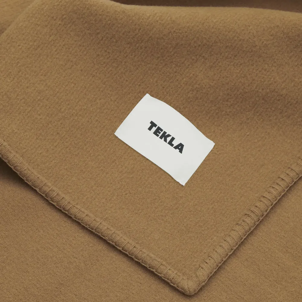 Tekla Merino Wool Blanket / Caramel