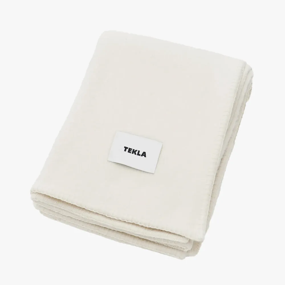 Tekla Merino Wool Blanket / Soft White