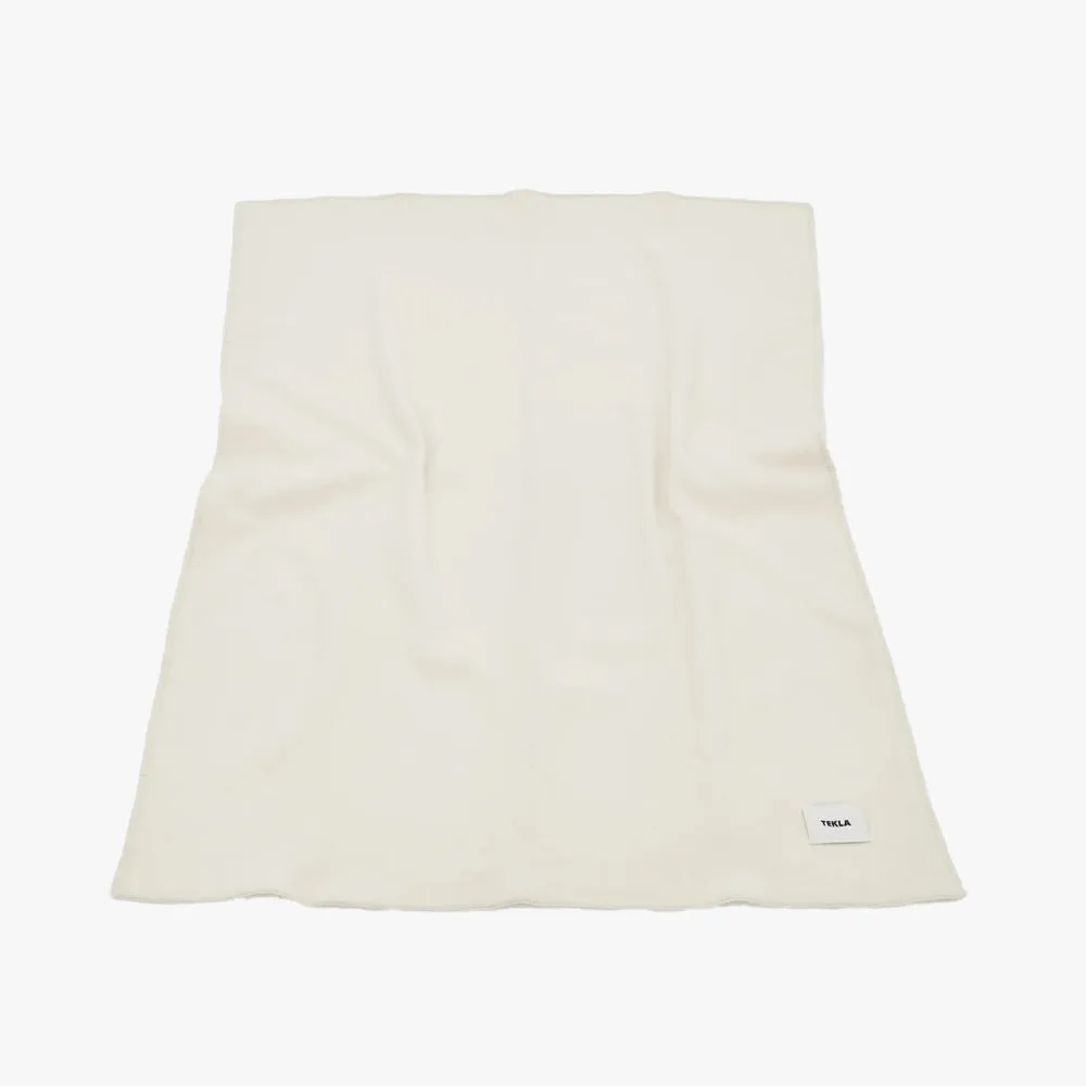 Tekla Merino Wool Blanket / Soft White