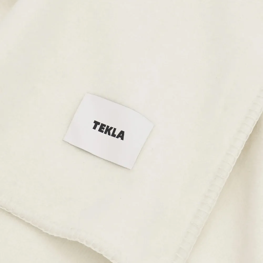 Tekla Merino Wool Blanket / Soft White