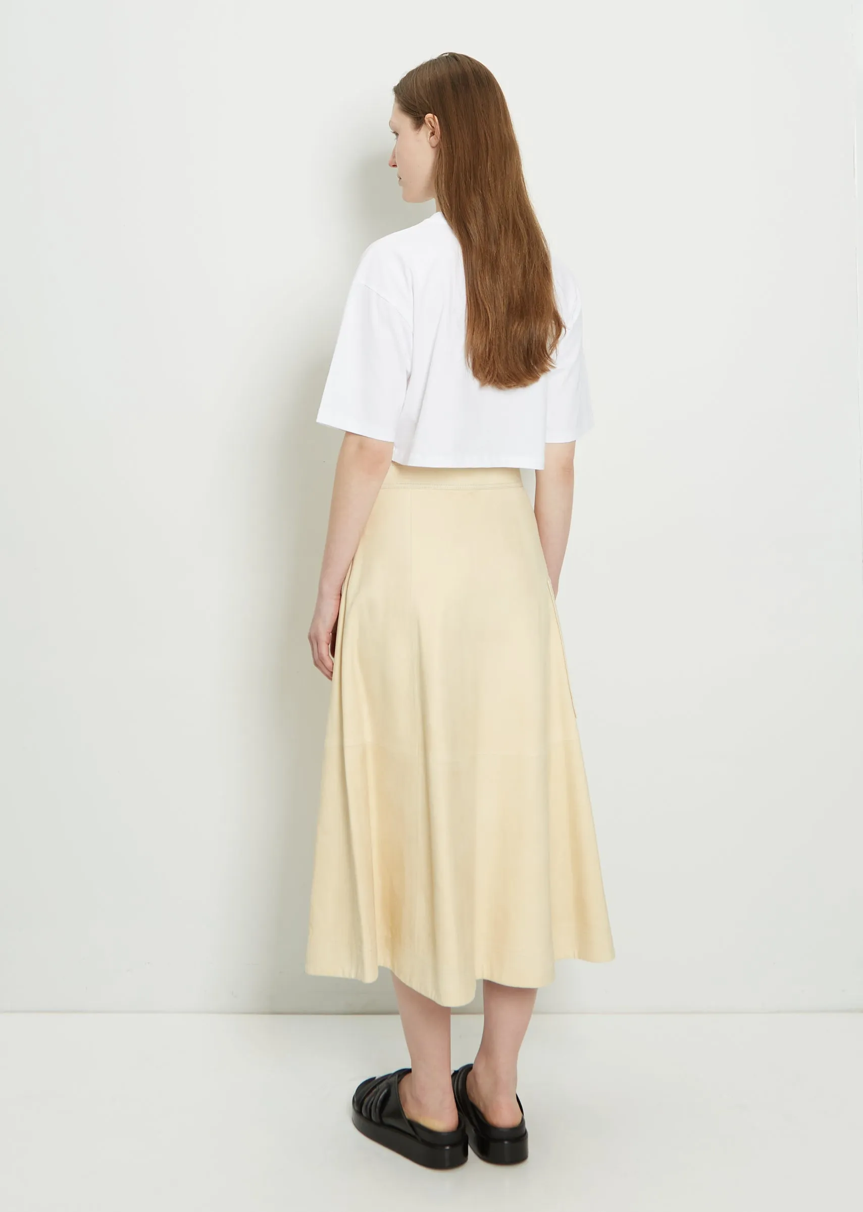 Thea Suede Long Skirt