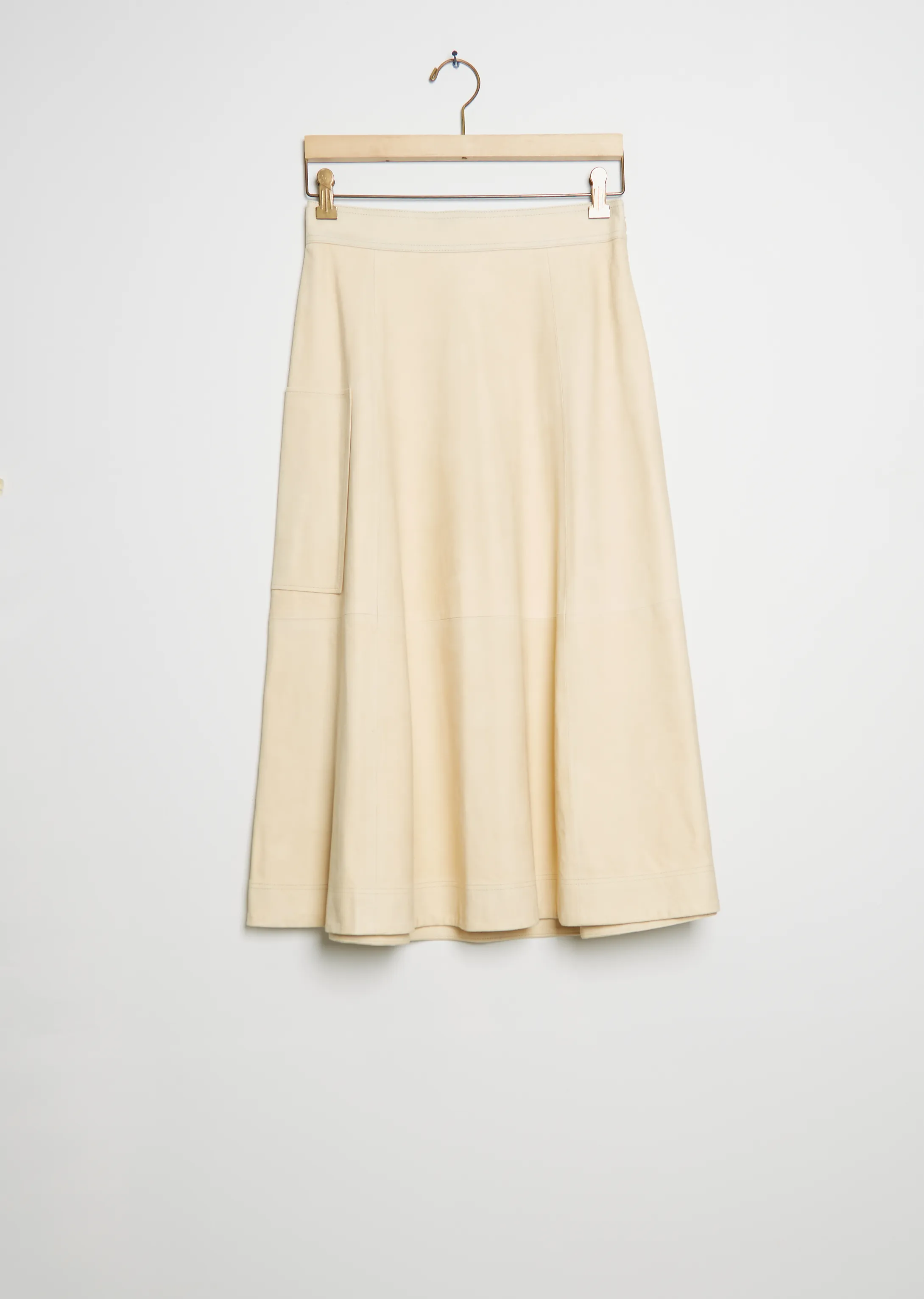 Thea Suede Long Skirt