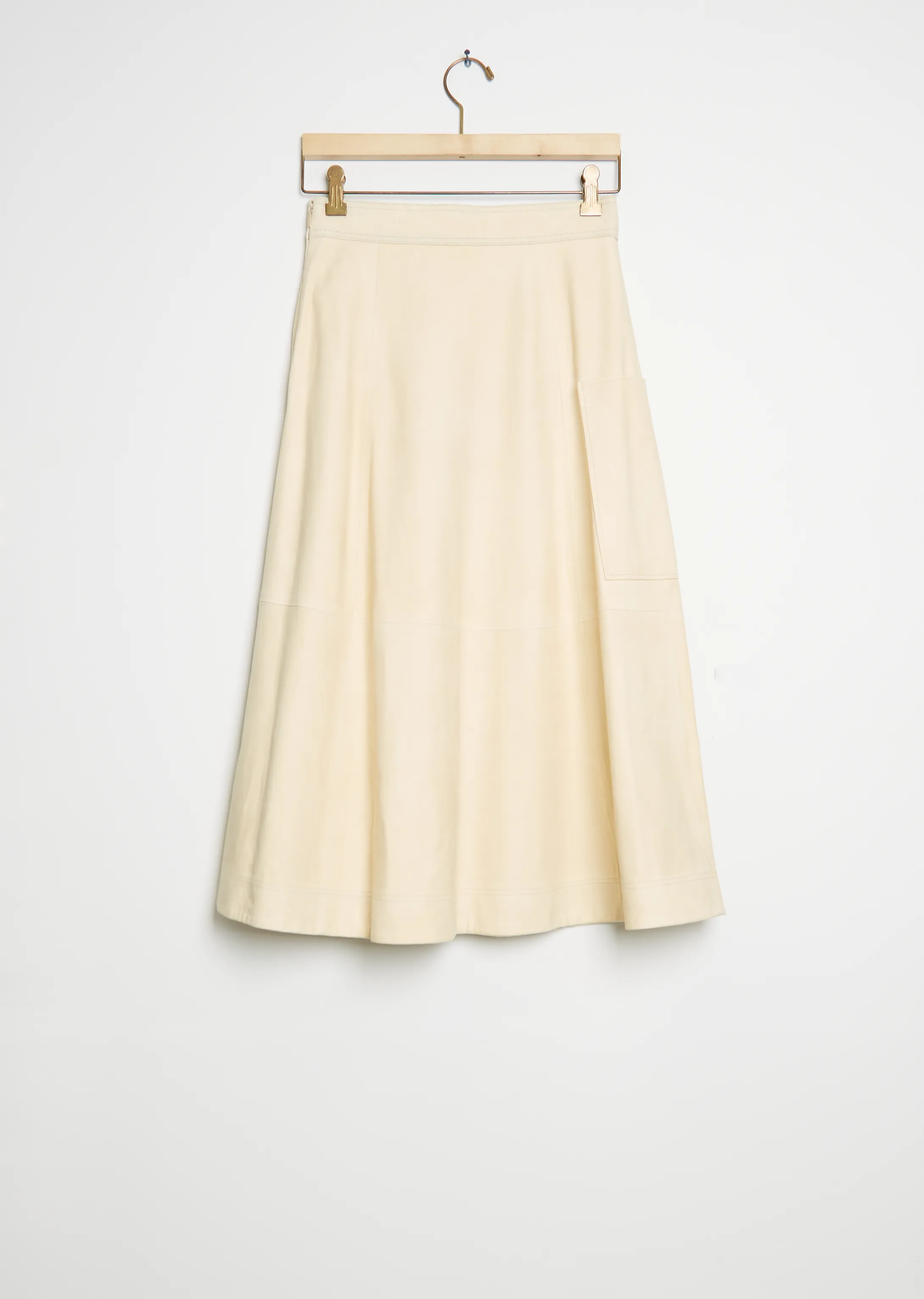 Thea Suede Long Skirt