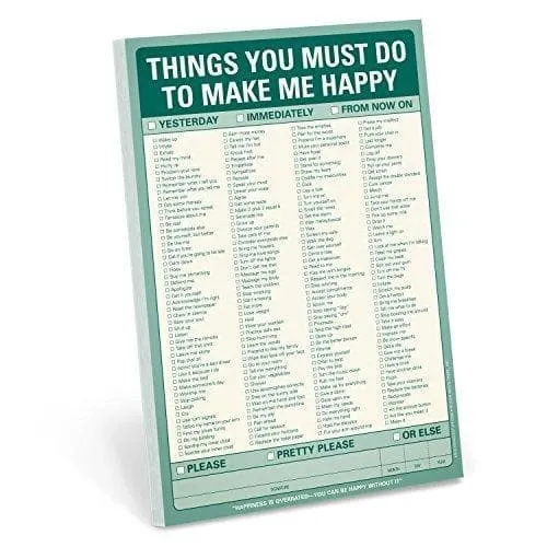 Things To Do to Make Me Happy - Pad