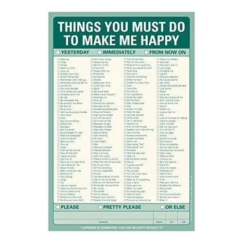 Things To Do to Make Me Happy - Pad