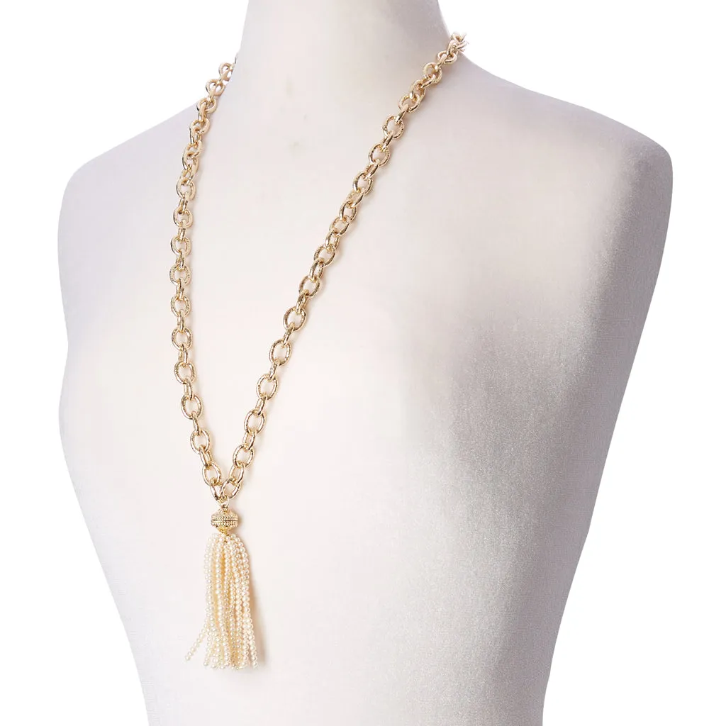 White Pearl Tassel