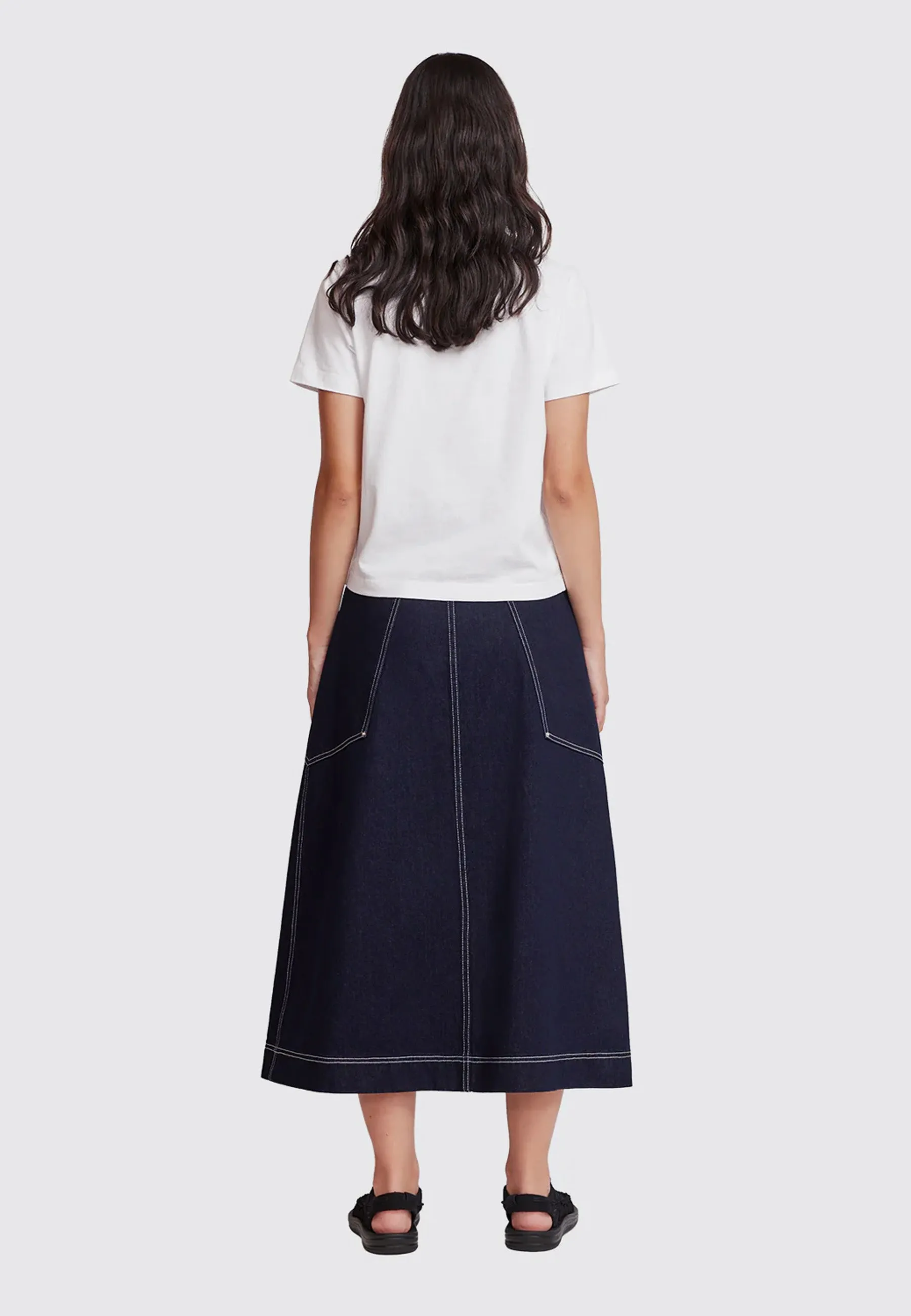 Wrap Skirt - Indigo