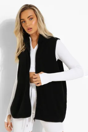 Zip Through Fleece Vest